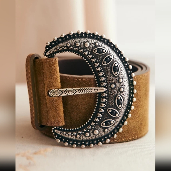 Sezane Accessories - Sezane Louve belt in Taupe